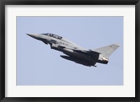 Framed Eurofighter Typhoon of the German Air Force