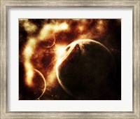 Framed Apocalyptic View of a Solar System