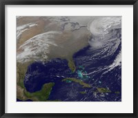 Framed Two Low Pressure Systems Merge Together and form a Giant Nor'easter