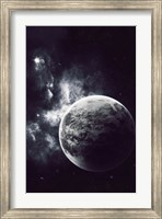 Framed Artist's Concept of a Windy Planet with a Thick Atmosphere