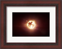 Framed Dying Star which will soon give New Beginning to a Black Hole