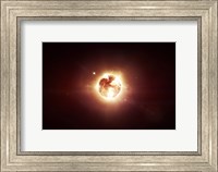 Framed Dying Star which will soon give New Beginning to a Black Hole