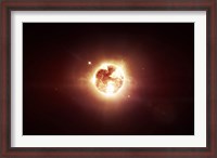 Framed Dying Star which will soon give New Beginning to a Black Hole