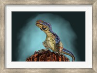 Framed Majungasaurus, a Theropod Dinosaur from the Cretaceous Period