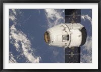 Framed SpaceX Dragon Commercial Cargo Craft