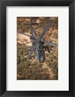 Framed AH-64D Apache Flying over Northern Iraq