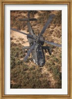 Framed AH-64D Apache Flying over Northern Iraq