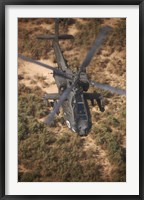 Framed AH-64D Apache Flying over Northern Iraq