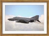 Framed German F-4F Phantom in flight over Wittmund, Germany