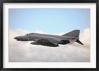 Framed German F-4F Phantom in flight over Wittmund, Germany