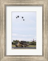 Framed German Army CH-53G helicopters, Germany