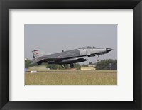 Framed Turkish F-4E Phantom takes off from Lechfeld Airfield, Germany