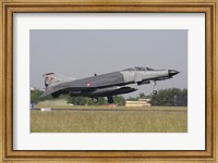 Framed Turkish F-4E Phantom takes off from Lechfeld Airfield, Germany
