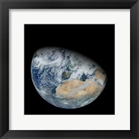 Framed Synthesized view of Earth Showing North Africa and Southwestern Europe