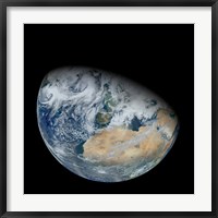 Framed Synthesized view of Earth Showing North Africa and Southwestern Europe