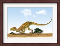 Framed Eoraptor, an early Dinosaur that Lived During the Late Triassic Period