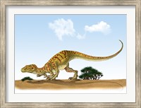 Framed Eoraptor, an early Dinosaur that Lived During the Late Triassic Period