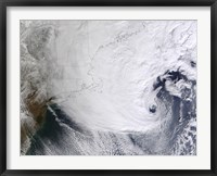 Framed Winter Storm Over Eastern New England