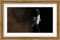 Framed Voyager 1 Spacecraft Entering Interstellar Space