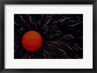 Framed Abstract Image of the Sun