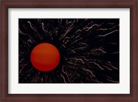 Framed Abstract Image of the Sun