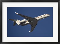 Framed Bombardier Global 5000 VIP Jet of the German Air Force