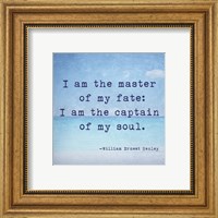 Framed Invictus Quote