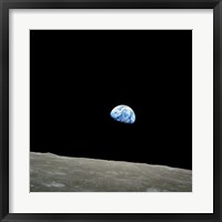 Framed Earthrise