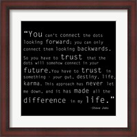 Framed Trust Quote
