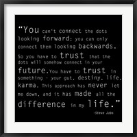 Framed Trust Quote