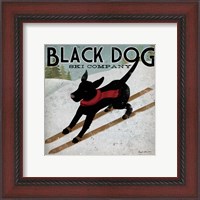 Framed Black Dog Ski Co.