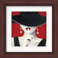 Framed Haute Chapeau Rouge I