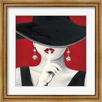 Framed Haute Chapeau Rouge I