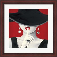 Framed Haute Chapeau Rouge I