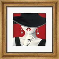 Framed Haute Chapeau Rouge I