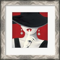 Framed Haute Chapeau Rouge I