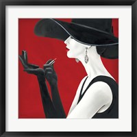 Framed Haute Chapeau Rouge II