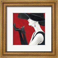 Framed Haute Chapeau Rouge II