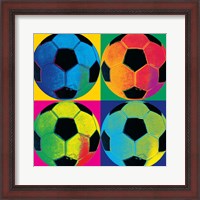 Framed Ball Four-Soccer