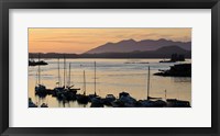Framed Sunset at Tofino, Harbor, Vancouver Island, British Columbia