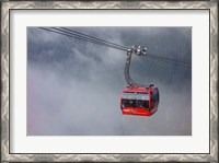 Framed British Columbia, Whistler, Skiing Gondola