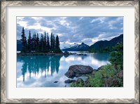 Framed Battleship Islands, Garibaldi Lake, British Columbia