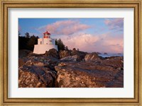 Framed Amphitrite Lighthouse, Vancouver Is, British Columbia