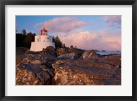 Framed Amphitrite Lighthouse, Vancouver Is, British Columbia