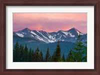 Framed Cascade Range, Manning Park, British Columbia