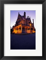 Framed Craig Darroch Castle, Victoria, British Columbia, Canada