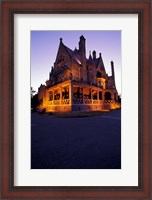 Framed Craig Darroch Castle, Victoria, British Columbia, Canada