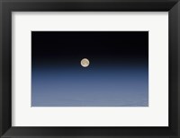 Framed Atmosphere of the Moon and Earth