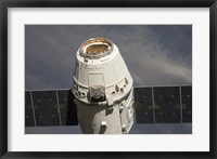Framed SpaceX Dragon Commercial Cargo Craft