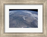 Framed View from Space of the Wild fires in the Western and Southwestern United States